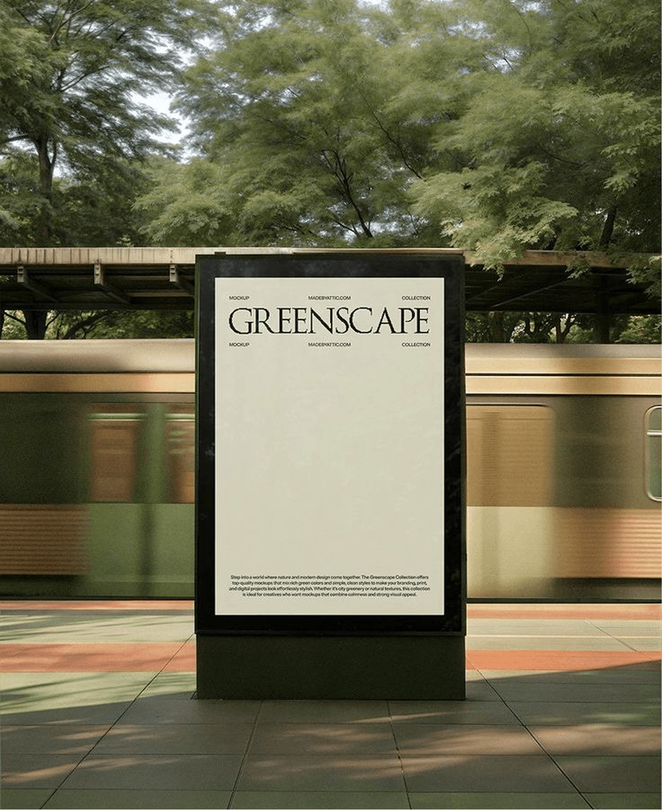 Outdoor billboard creative for Greenscape